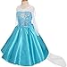Dressy Daisy Girls' Ice Princess Dress Costume Birthday Halloween Christmas Fancy Party Dresses with Train Size 3T Style A