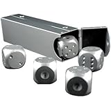 メタルサイコロ 5個セット 専用ケース付き