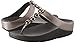 FitFlop Women's Rola Thong Sandals, Pewter, 7 M US