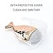 Sunbowstar Multifunction Mermaid Fish Scale Makeup Brush New Fashionable Style Fishtail Bottom Brush Powder Cheeks Blush Makeup Cosmetic Brushes Tool (Pack of 1, Rose Gold)