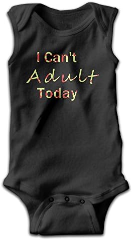 ROSE MAGEE I Can't Adult Today Baby Sleeveless Girl's Infant Bodysuit Rompers Climbing Clothes Playsuit Outfits Clothes Onesie