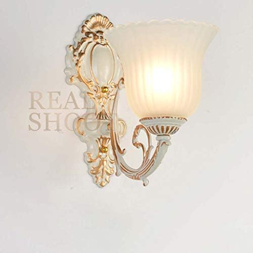 YALANDA 28CM*35CM Modern Wall Lamp, Simplicity Handcrafted Glass Wall Light,Balcony Aisle Bedroom Bedside Night Lights Sconce,E27,A