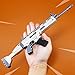 mankecheng Games Metal Metal Scar Sniper Rifle Gun Model Action Figure Arts Toys Collection Keychain Gift