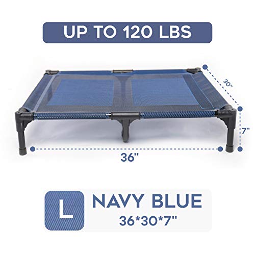 SUDDUS Elevated Dog beds Waterproof Outdoor, Portable Raised Dog Bed