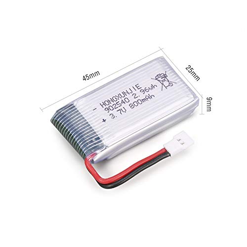 Water-chestnut 5Pcs 3.7V 800mAh Battery + 5 in 1 USB Charger for Syma X5 X5C X5SW X5SC MJX X705C SG600 RC Drone Quadcopter Spare Battery Part