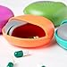 LazyMe Decorative Pill Box Cute Size for Purse Locking Small Daily Case (Rose, 1)