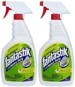 Fantastik All-purpose Cleaner, Heavy Duty, Antibacterial, Scrubbing Bubbles, Convenient 32oz Trigger Spray (Pack of 2)