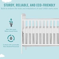 Dream On Me Anna 4-In-1 Full-Size Crib And Changing