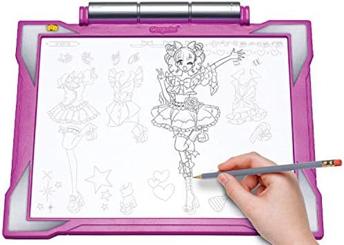 クレヨラ トレーサー お絵かき 返品送料無料 ぬりえ ライトアップ トレースパッド ピンク 写し絵 040909 正規品 おえかき おもちゃ イラスト 塗り絵