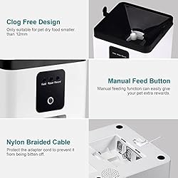 DoHonest Automatic Dog Feeder with Camera: 5G WiFi