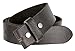 BS040 100% One-Piece Full Grain Leather Belt Straps with Slot Hole 1-1/2