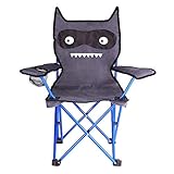 KABOER Kids Outdoor Folding Lawn and Camping Chair with Cup Holder, Mermaid Camp Chair