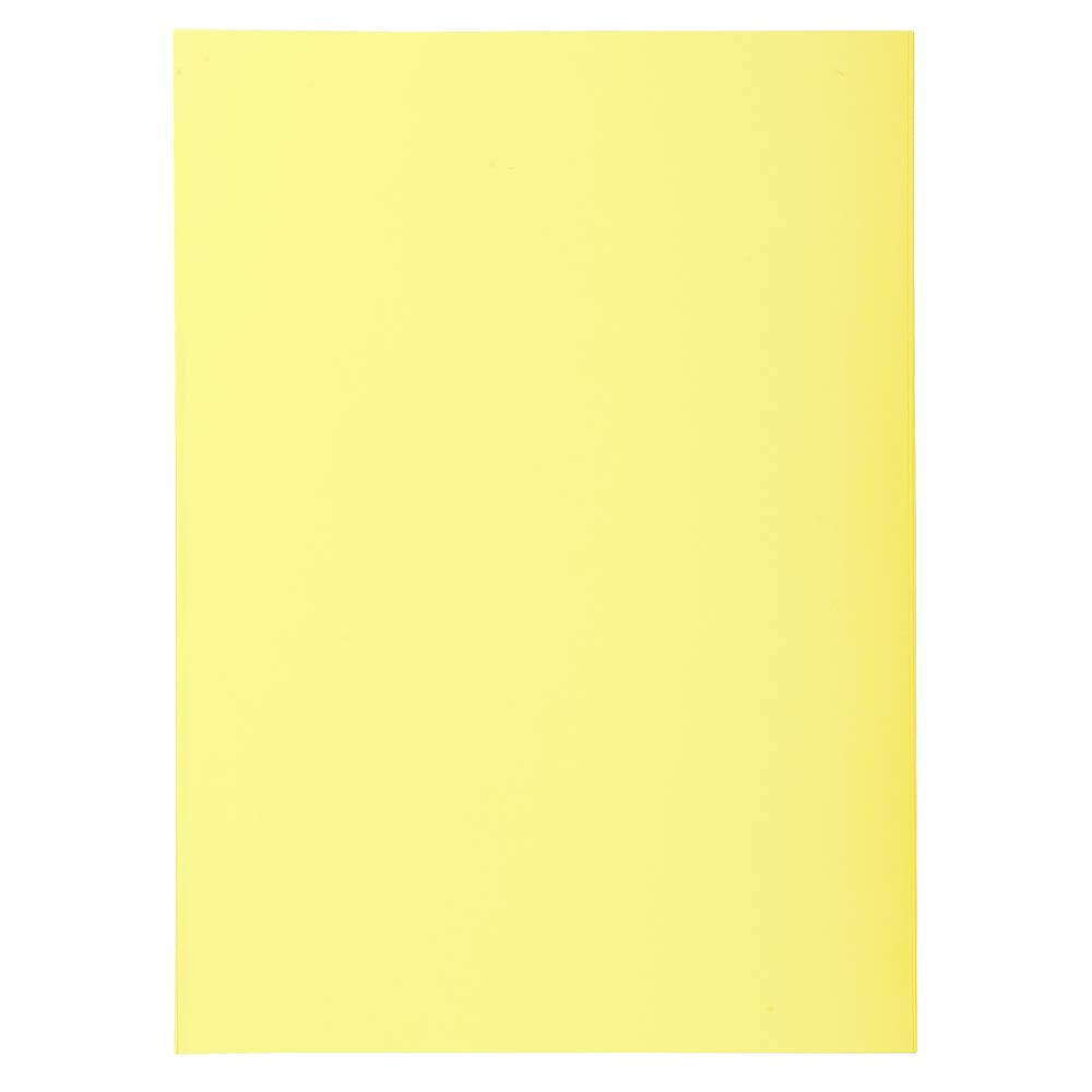 Exacompta - Ref 850005E - Super Square Cut Folders - 22 x 31cm in Size, Suitable for Storing & Holding A4 Documents, 60gsm Material - Yellow (Pack of 250)
