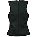 NINGMI Neoprene Slimming Vest Sweat Sauna Suits Gym Mens Weight Loss Shapewear With Zipper