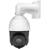 HIK-Tech US 4MP 4-inch 25x Network IR PTZ Outdoor Dome Camera DS-2DE4425IW-DE，Auto Tracking，Powered by DarkFighter，Up to 100m IR Range，4.8mm~120mm Lens 25X Optical Zoom