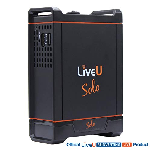 LiveU Solo Wireless Live Video Streaming Encoder for Facebook Live, Twitch, YouTube, and Twitter Live Video Streams