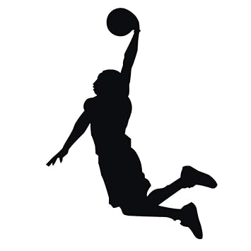 Jugador de Baloncesto Chicos Personalizado Nombre Mural Pegatina ...