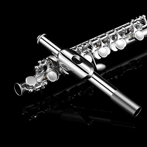 Eastar EPC-1 Nickel Plated Piccolo Key of C 2-Piece With Hard Case Fingering Chart, Cleaning Rod, Cloth, Swab and Gloves - Thumbnail 6