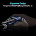 TECKNET Wired Gaming Mouse, Ergonomic Optical USB Gaming Mice for Laptop PC Computer Gamer, Adjustable DPI Levels, 6 Buttons