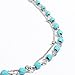 Artilady layer opal choker necklace for women ¡­ (SILVER TURQUOISE)