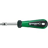 Stahlwille 11051010 1/4" Quick-Release Drive Handle with Safety Lock (150mm, 80g), for Hand-Operated Sockets and Accessories - Optimize Your Toolbox! Made in Germany