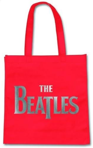 Rock Off Trade Red The Beatles Drop T Logo Eco-shopper Bag