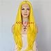 QD-Udreamy Sexy Yellow Heat Resistant Hair Synthetic Lace Front Wigs Hair Replacement Wigs