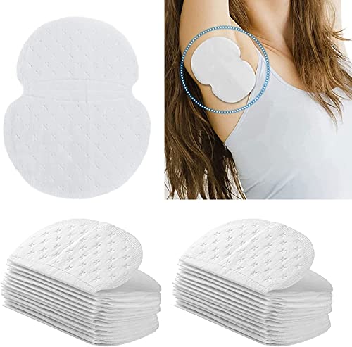 Bluemega axila Pegatinas 100 Almohadillas Para El Sudor De Las Axilas, Grandes Autoadhesivas, Almohadillas Dulces Para Las Axilas, Almohadillas Desechables Para Absorber El Sudor