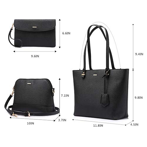 LOVEVOOK Purses for Women Fashion Handbag Set Tote Bags Shoulder Bag Top Handle Satchel Bags
