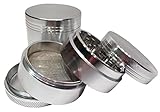 Four Piece Herb,Honbay Spice or Pollen Grinder, 40 mm diameter