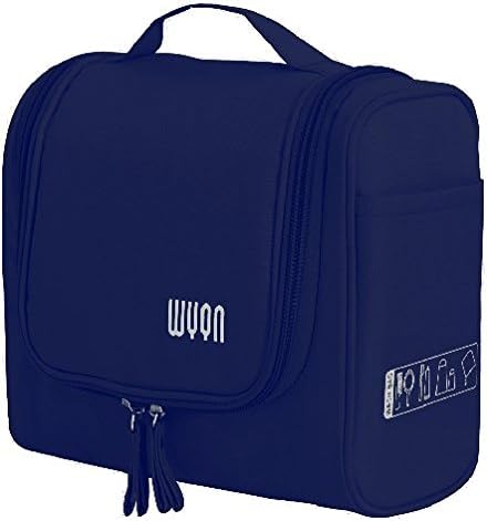 Tote Travel Make-up bag Bathroom Storage Cosmetic Bag Toiletry Bag Toiletry Bag Cosmetic Carry Case Hanging Organizer (Dark Blue)