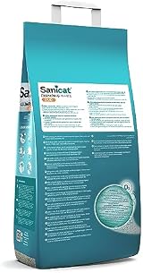 Sanicat White Clumping Cat Litter Vanilla Mandarin 10L Natural Minerals view 3