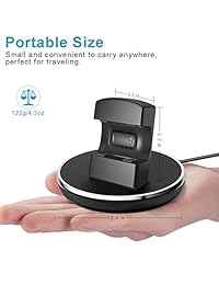 EPULY Compatible con Fitbit Charge 3 3 SE Cargador con bandas de reloj, base de carga con cable de carga rápida de 3 pies para Fitbit Charge 3 Charge 3 SE Smart Watch, S
