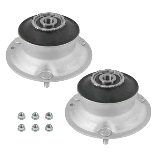 Pair Front Driver Upper Passenger Side Strut Suspension Mounts Replacement for BMW 120i 128i 135i 320i 325i 328i 330i 330xi 335d 335i 525i 528i 530i 535i 550i 650i X1 X3 E88 31336760943