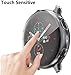 KPYJA for Samsung Galaxy Watch Active 2 44mm Screen Protector, All-Around TPU Anti-Scratch Flexible Case Soft Protective Bumper Cover for Galaxy Watch Active 2 Smartwatch (Clear/Clear/Clear, 44mm)