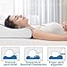 GREHOME Memory Foam Pillow, Pillows for Sleeping, Cervical Pillow for Neck, Shoulder Pain, Contour Pillow for Back, Stomach, Side Sleepers with Removable Washable Pillowcase -16 x 29 x 3.5/4.7 inches