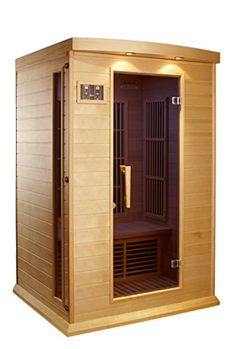 DYNAMIC SAUNAS AMZ-MX-K206-01 Maxxus Toulouse 2-Person Far Infrared Sauna