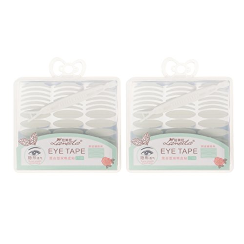 SunniMix Lot 540 Pairs Narrow/Wide Super Invisible Double Eyelid Sticker Technical Eye Lift Strip Tapes - Thumbnail 3