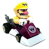 Mario Kart DS Gashapon 1.5 Inch Pull Back Racer Wario Square Front Bumper