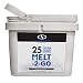 Snow Joe AZ-25-CC-BKT Melt-2-Go Premium Calcium Chloride Crystal Ice Melter, 25-lb Flip-Top Bucket W/Scooper
