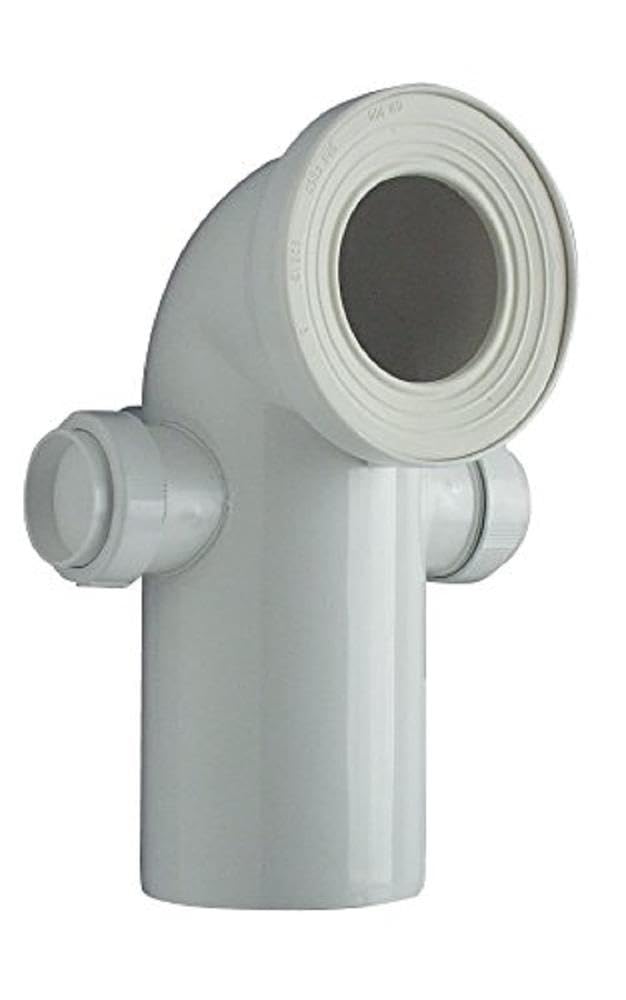 CORNAT CKABAS9000 Connecting Elbow 90 w.Lip-Type 50mm, Gray