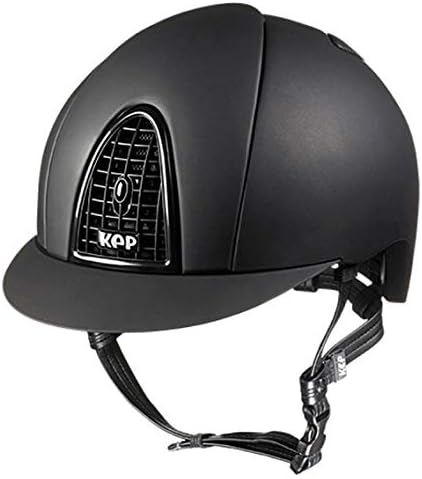 KEP Italia Cromo Matt Black Equestrian Helmet ASTM SEI Certified