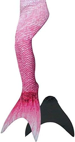 SPEEDEVE Girls Mermaid Tail for Swimming with Black Monofin