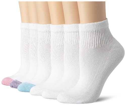 Hanes white ankle socks for women