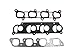 2000-2004 Ford Focus SE Sedan/Wagon, LX Sedan/Wagon 2.0L I4 SOHC VIN Number P Multi-layered Steel (MLS) Head Gasket Set