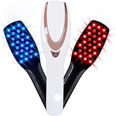 Phototherapy Scalp Massager Comb for Hair Growth Phototherapy Hair Regrowth Brush,Anti Hair Loss Head Care Electric Massage Comb Brush with USB Rechargeable