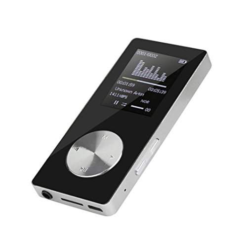 DZT1968 1.8'' TFT 4/8/16G Fast charge MP3 HiFi Lossless Music Player FM TF Card (16G, Silver) - Thumbnail 4