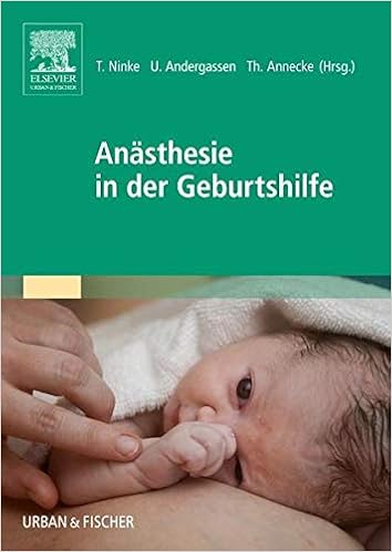 Anasthesie In Der Geburtshilfe Amazon De Ninke Tobias Andergassen Ulrich Annecke Thorsten Bucher