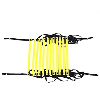 Sahni Sports 4 Meter Agility Ladder Agility Training Ladder Speed Flat Rung with Carrying Bag