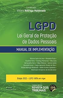 Livro LGPD Lei Geral de Proteção de Dados Pessoais Manual de Implementação
